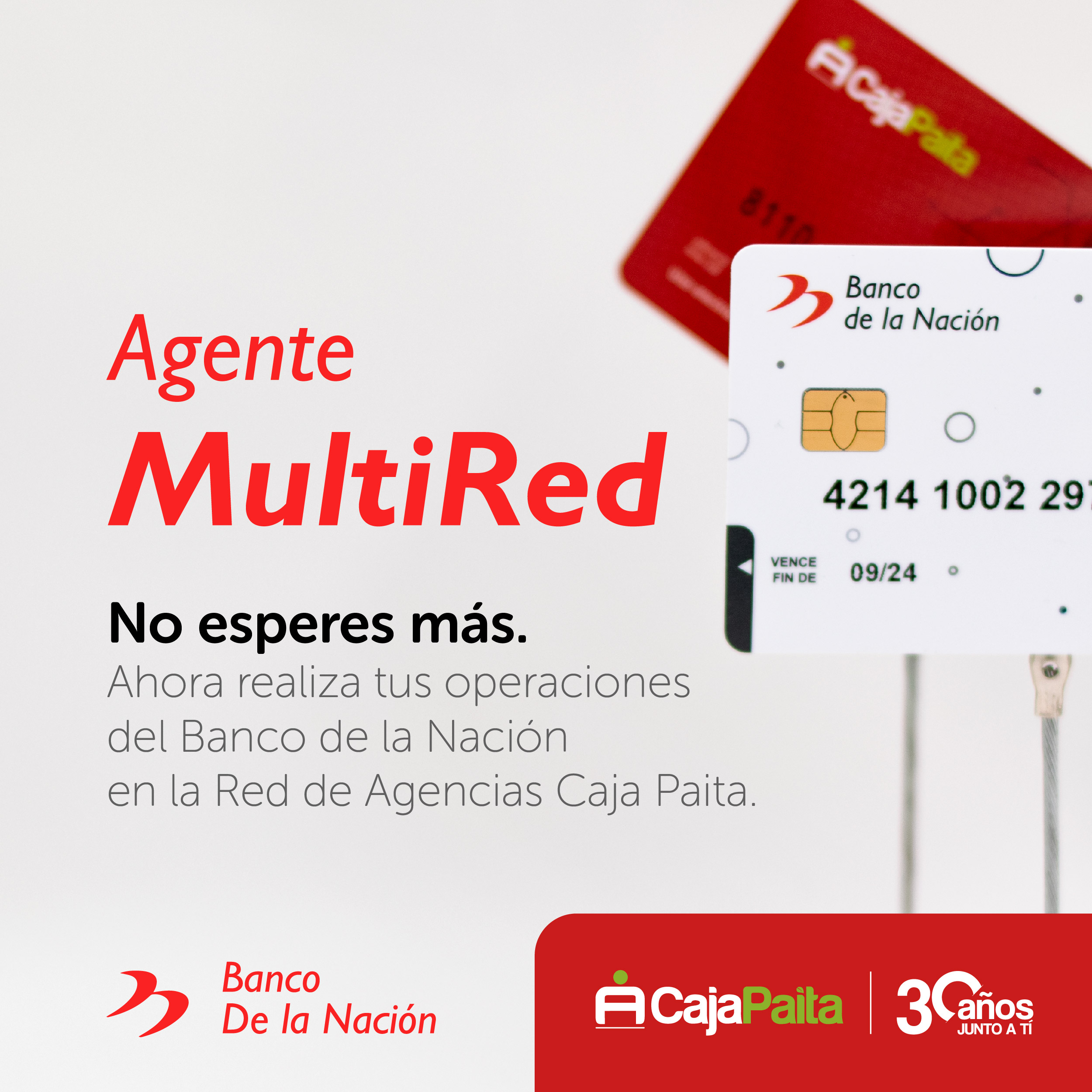 Caja Paita Se Suma A La Red De Agentes Multired Del Banco De La Nación Caja Paita